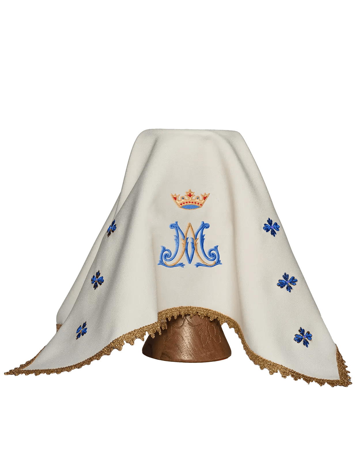 Voile pour le calice avec le symbole marial
