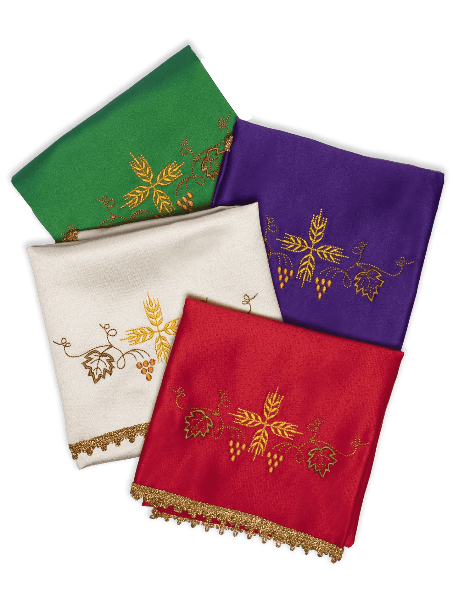 Voile de calice avec bordure dorée
