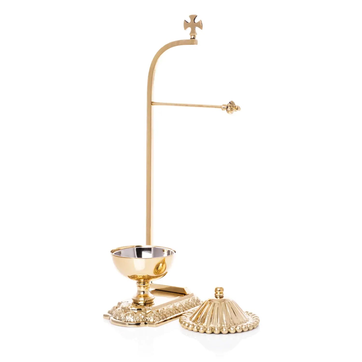 Brass Candle Snuffer with Wooden Handle