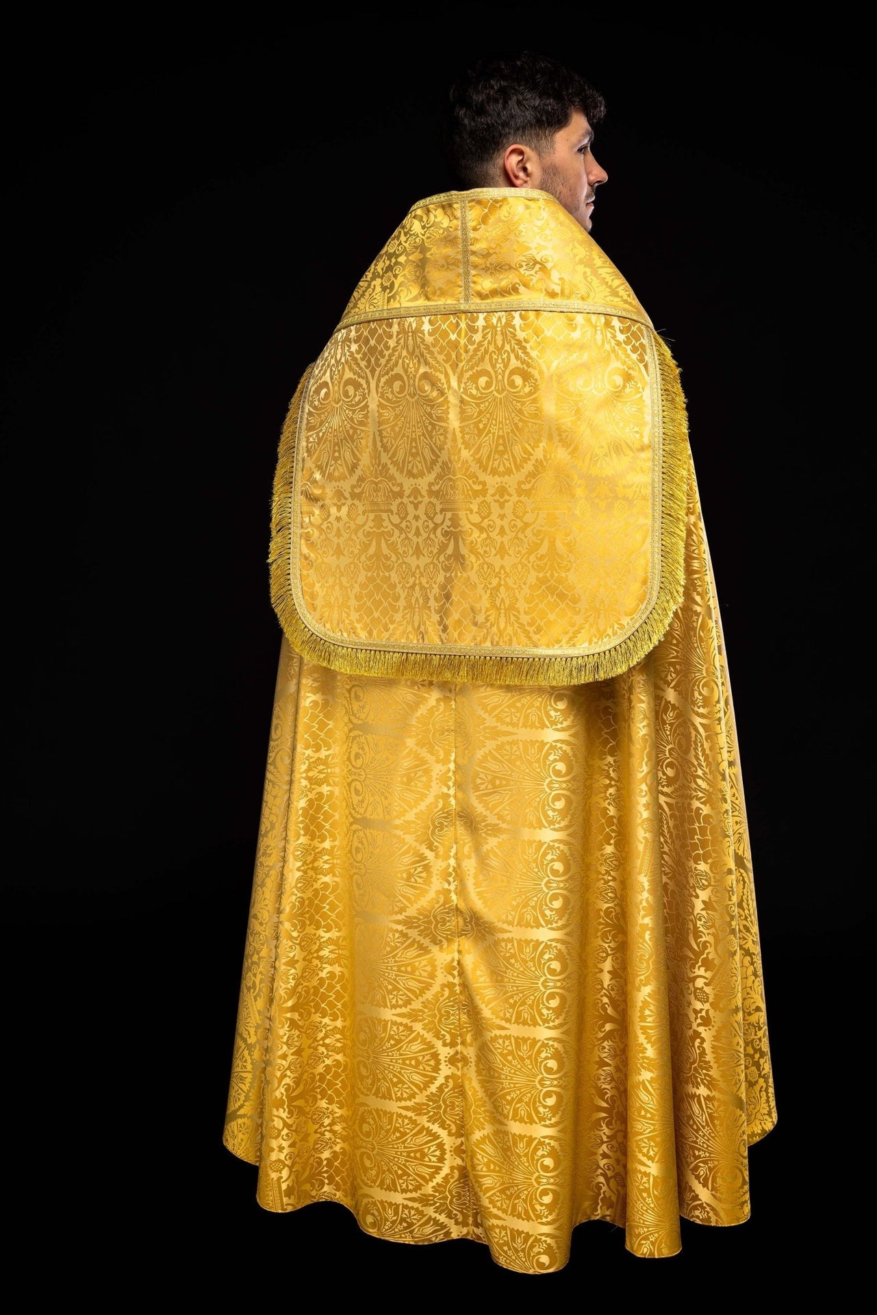 Żakardowa kapa rzymska gładka