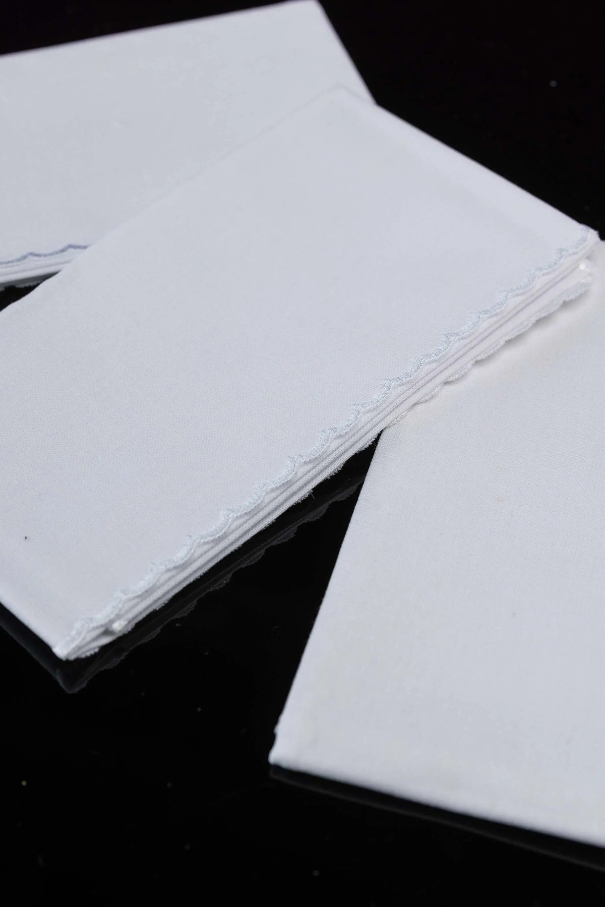 Ensemble de 5 manuterges en coton blanc