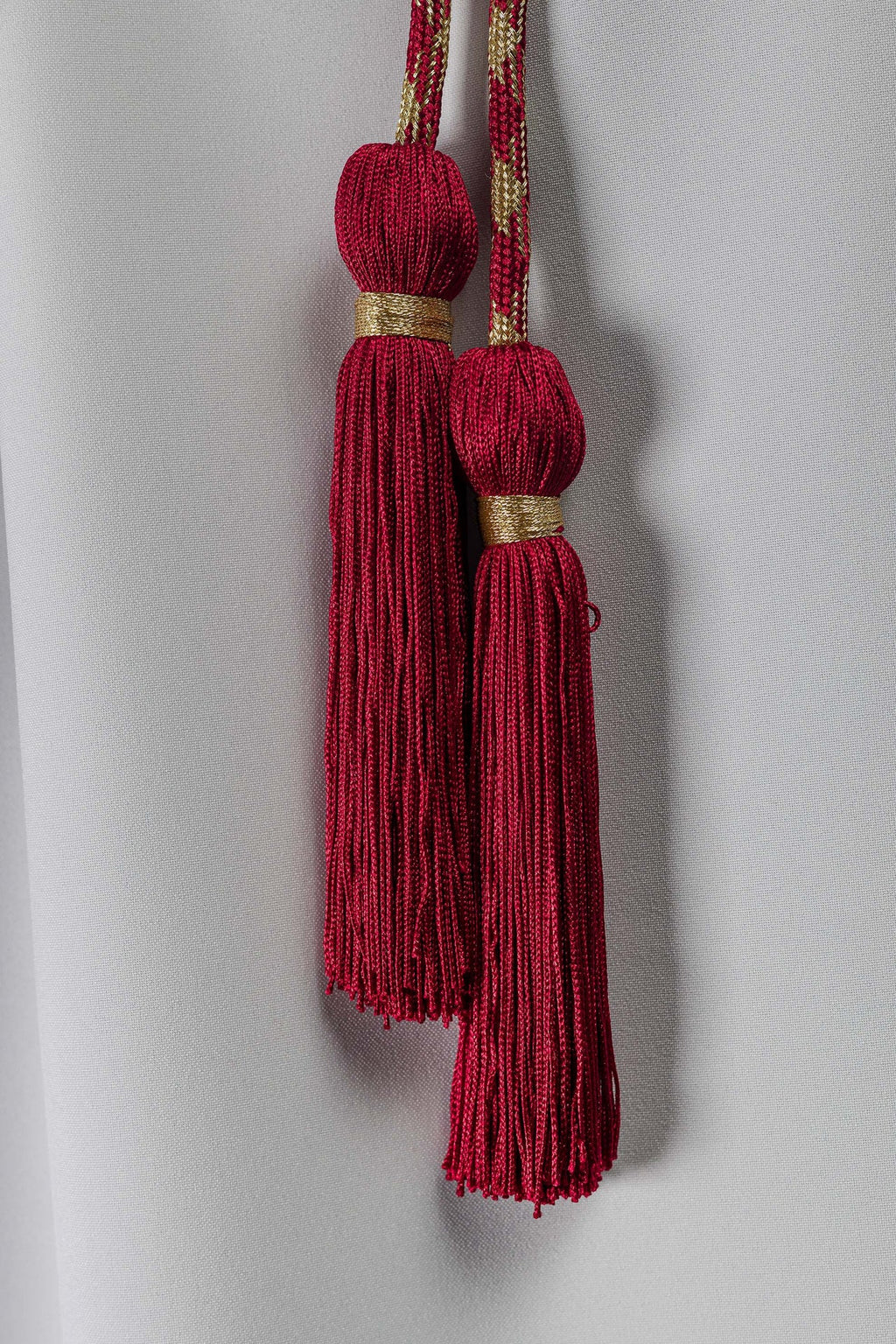 Cingulum liturgique rouge et or