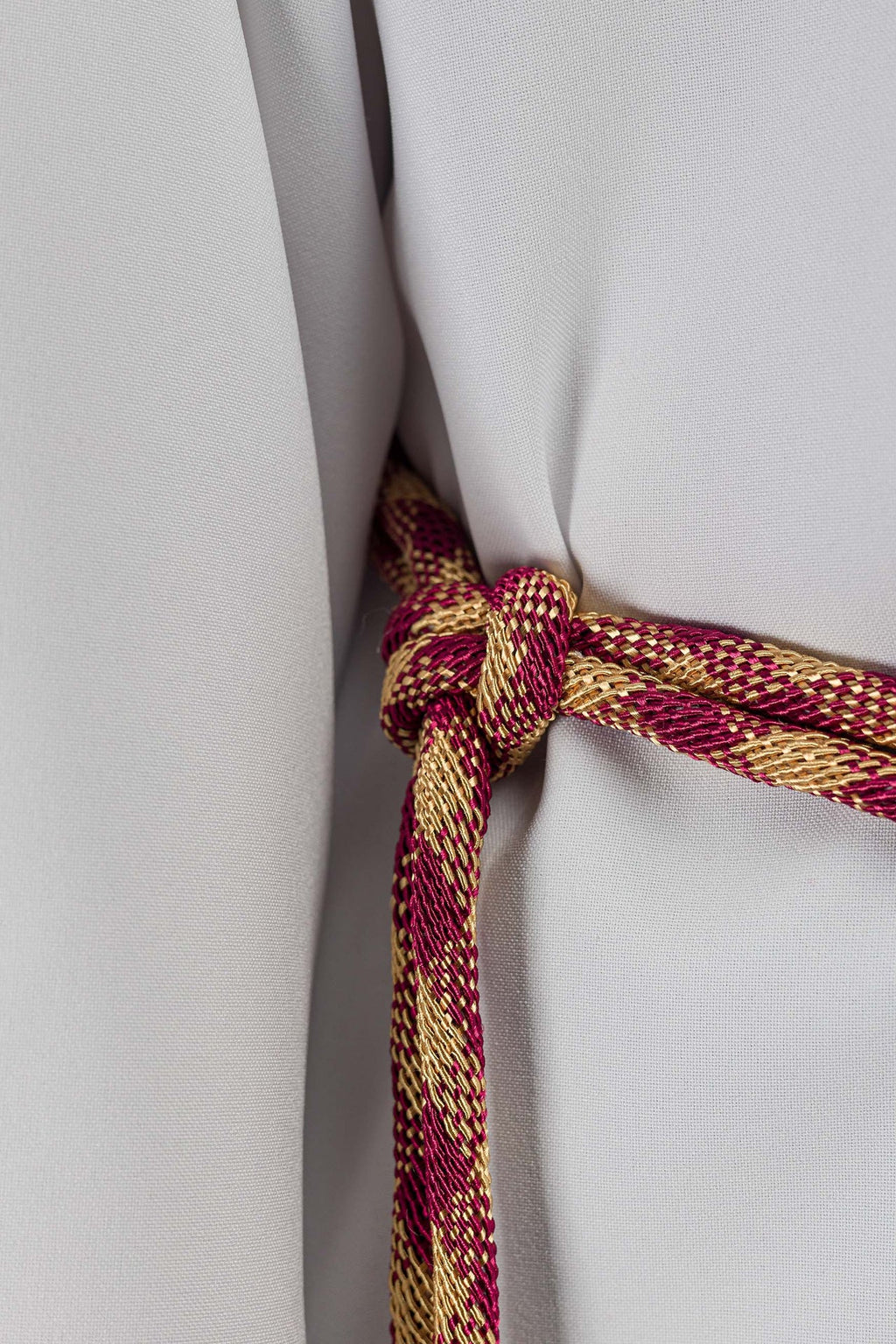 Cingulum liturgique rouge et or premium