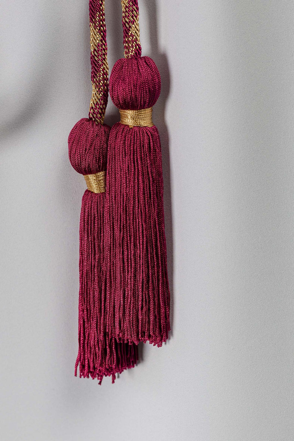 Cingulum liturgique rouge et or premium