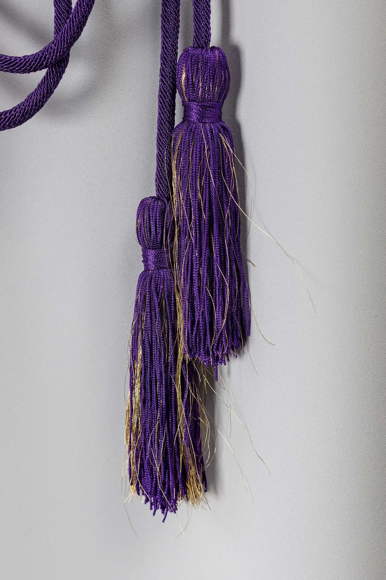 Cincture liturgique violette premium