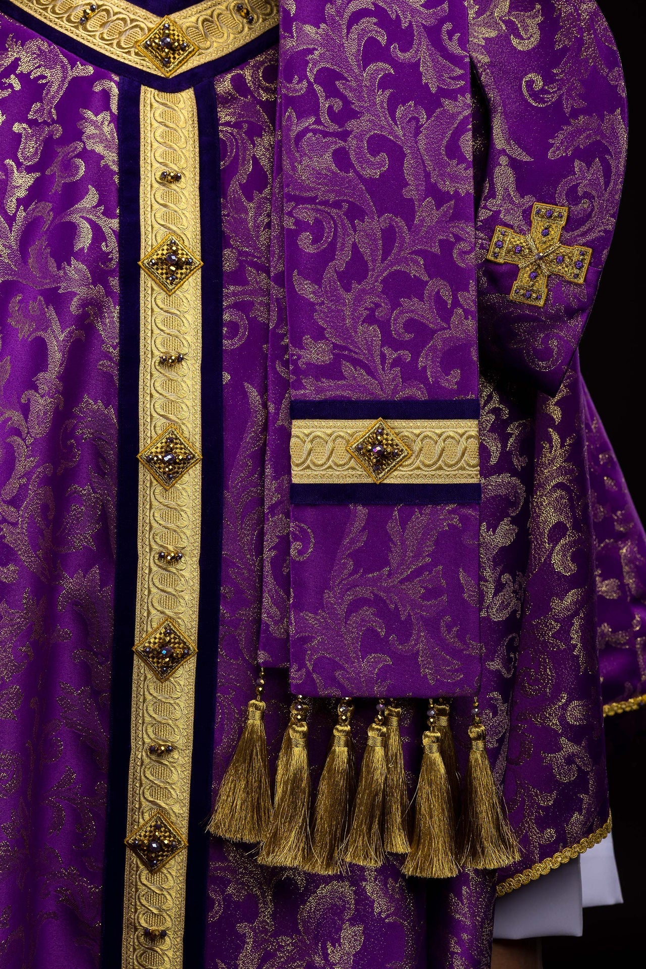 Ornement fait main avec pierres naturelles Handmade 7003