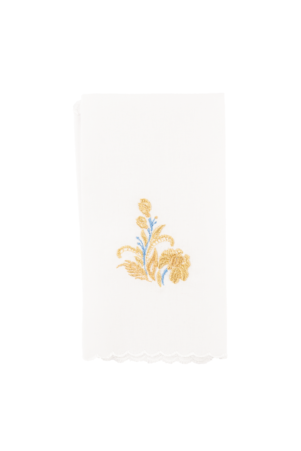 Liturgiczny komplet kielichowy z haftowanym motywem Maryjnym - ORNATY.PL