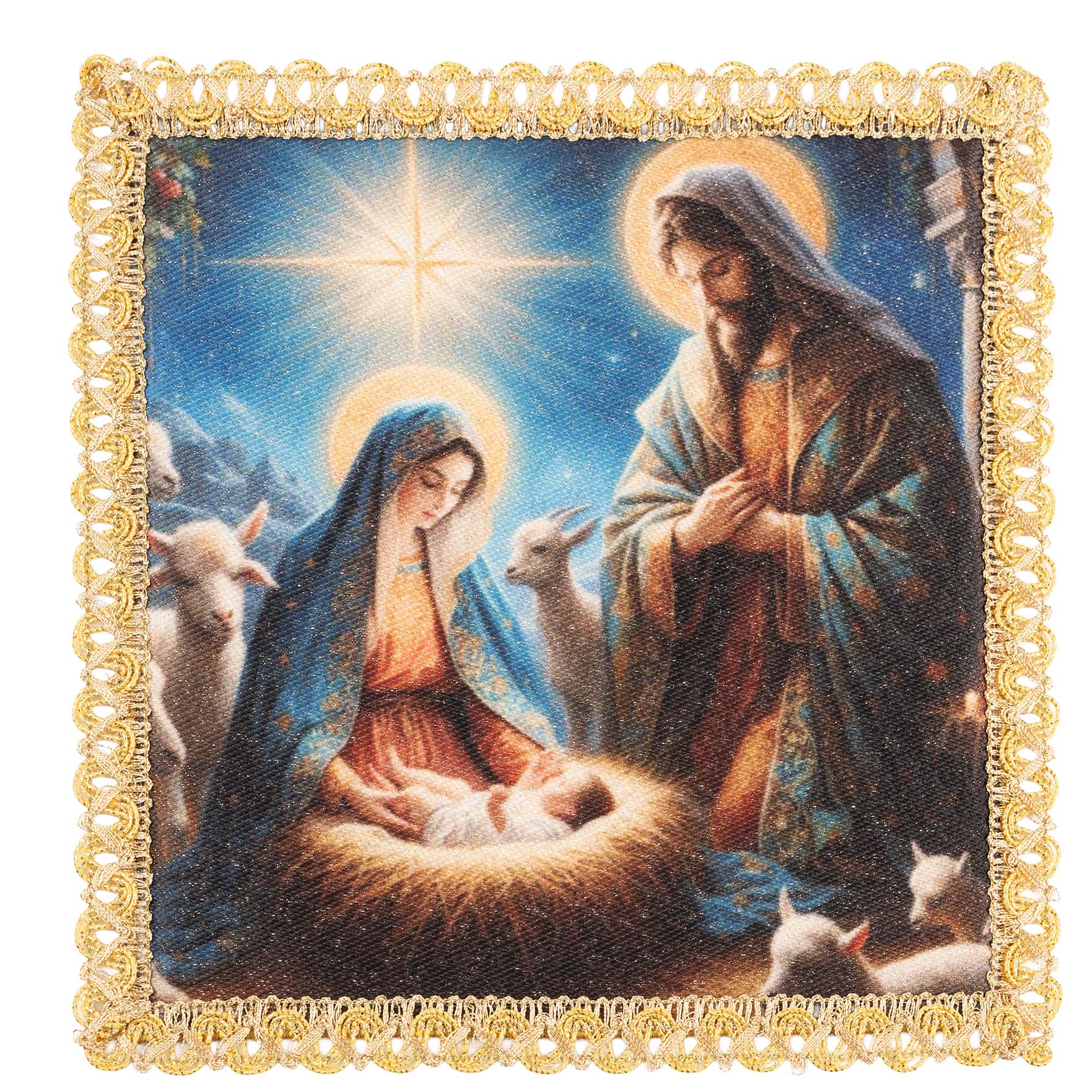 Palka Bożonarodzeniowa z wizerunkiem Świętej Rodziny - ORNATY.PL