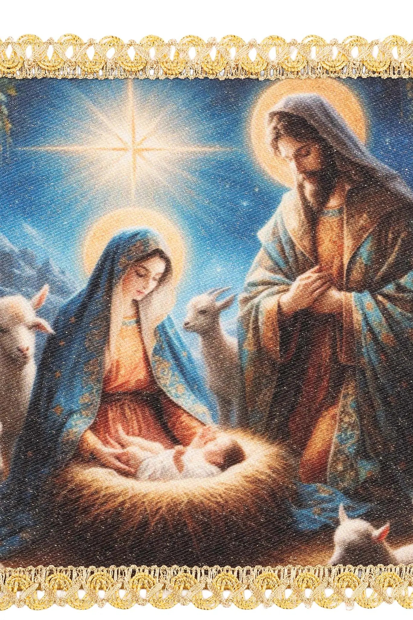 Pallium de Noël avec l'Image de la Sainte Famille