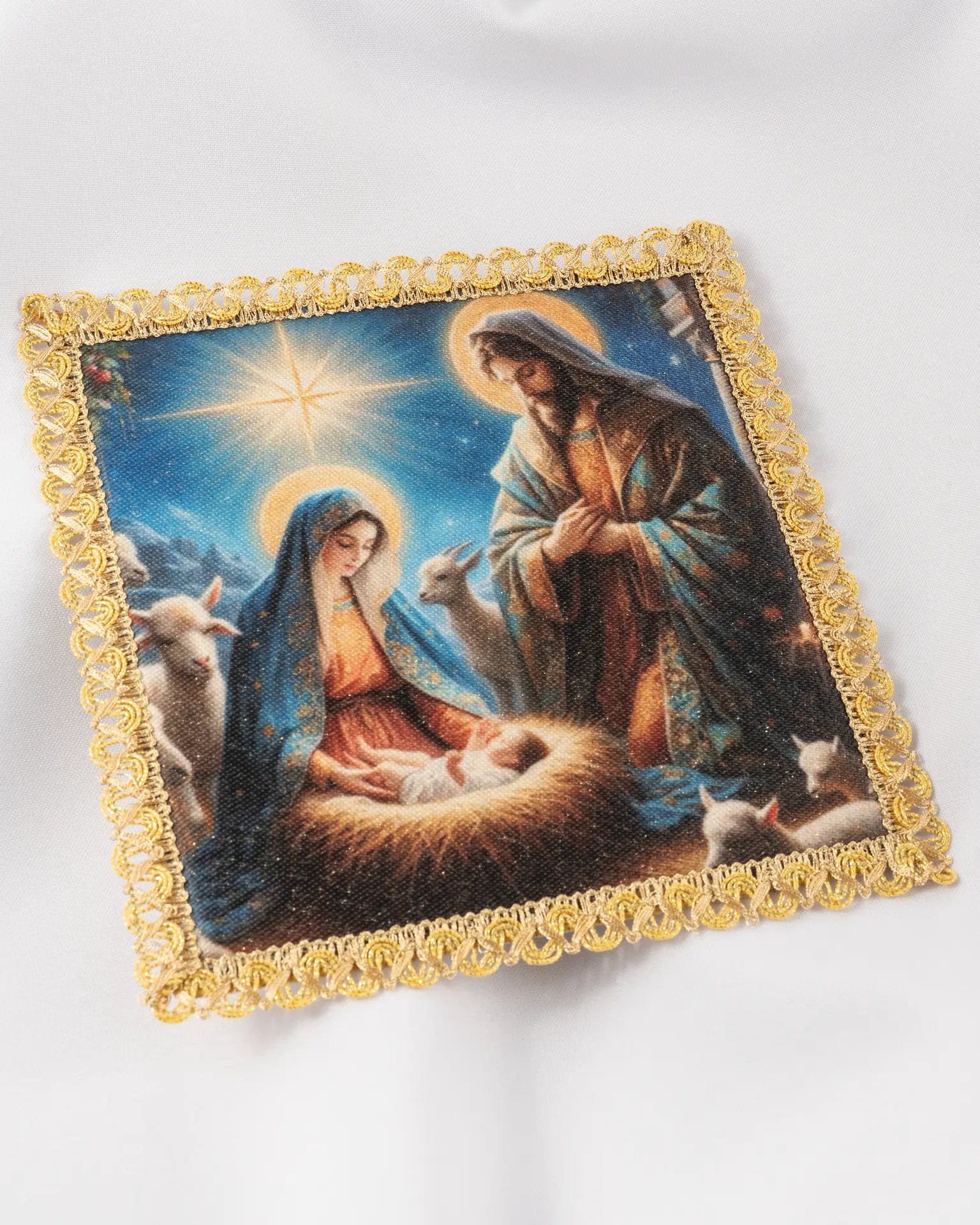 Pallium de Noël avec l'Image de la Sainte Famille