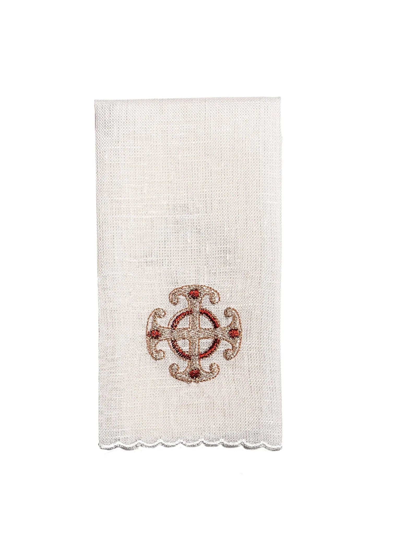 Linge de calice avec riche broderie dorée