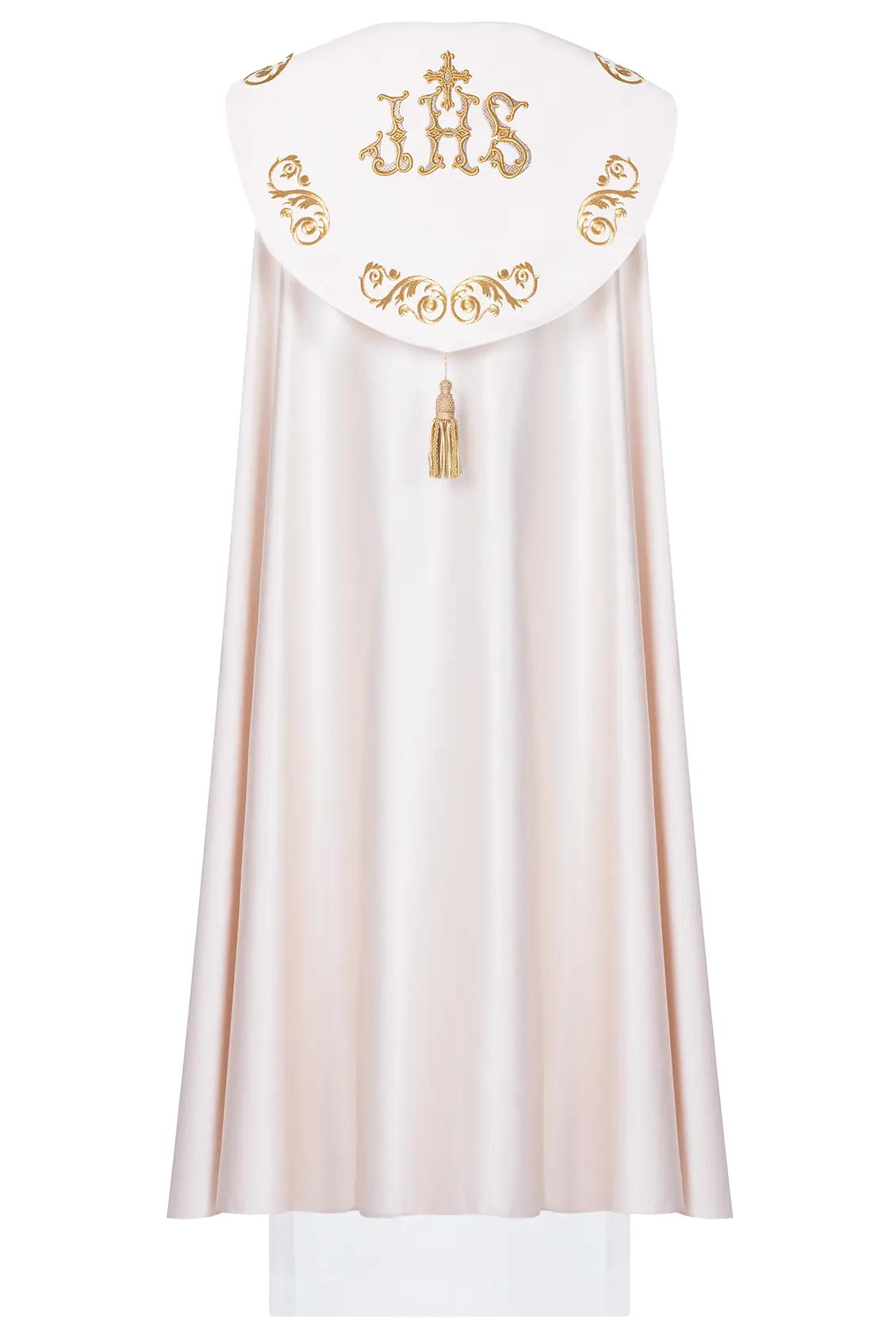 Liturgical chapel monogram IHS ecru