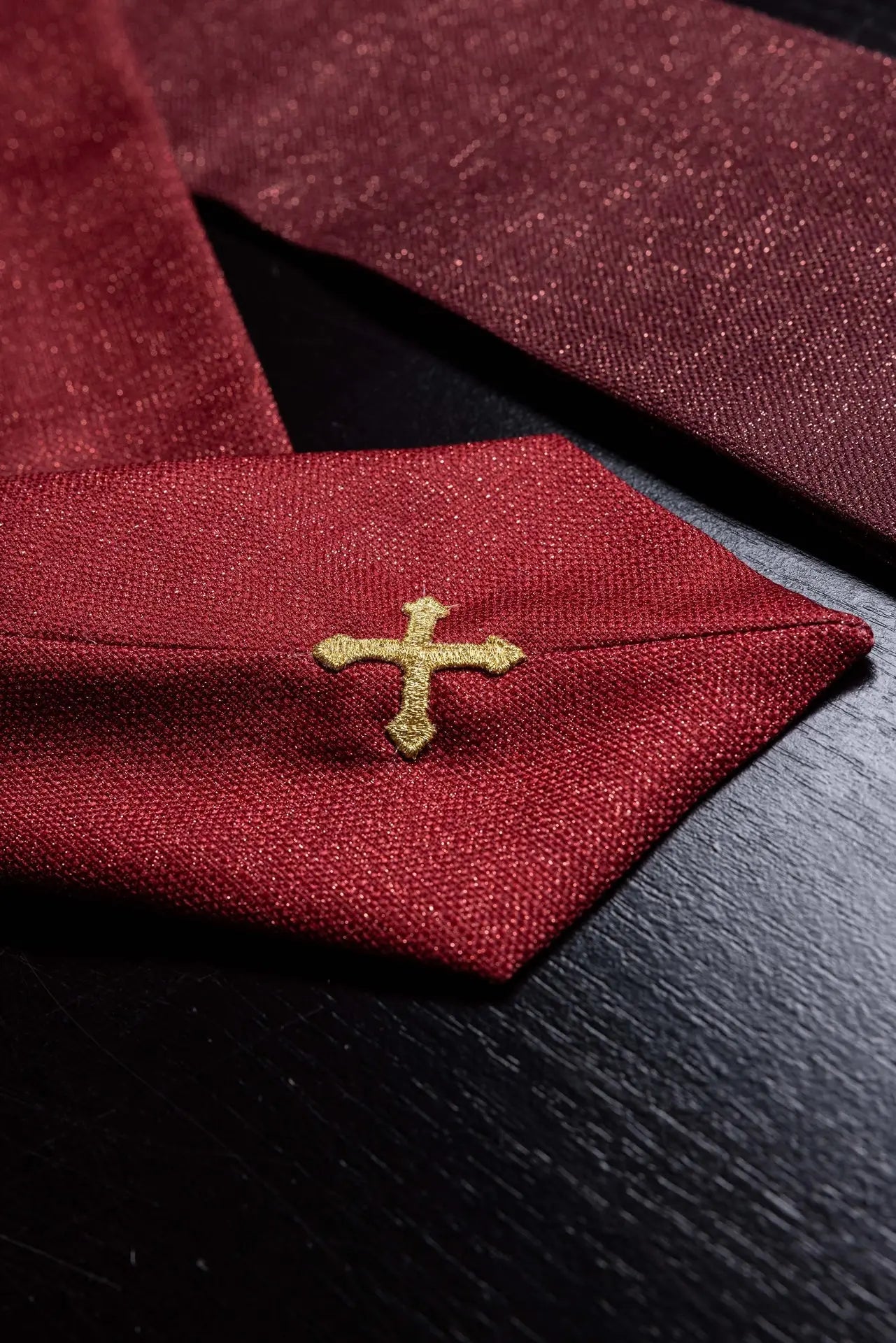 Red Pax Chasuble with Rich Gold Ornament