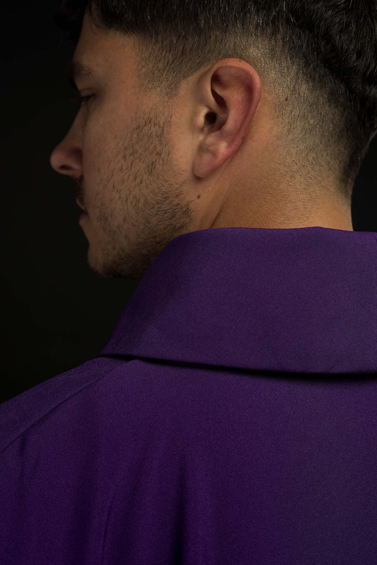 Ornat haftowany IHS Fioletowy - ORNATY.PL