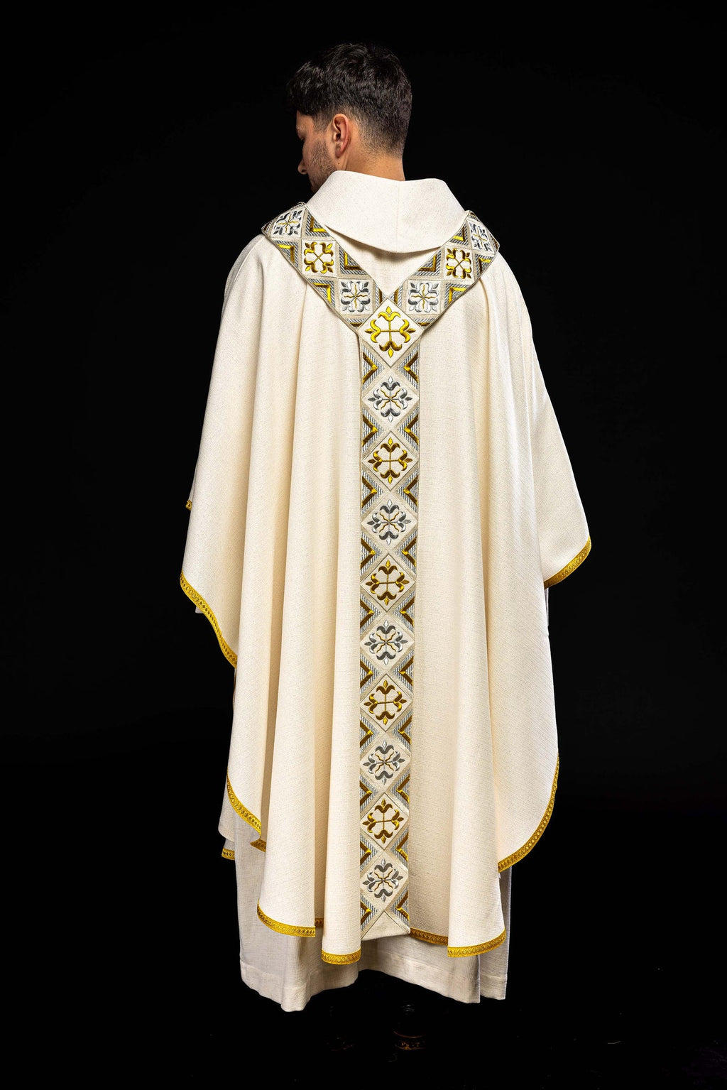 Bande brodée pour chasuble