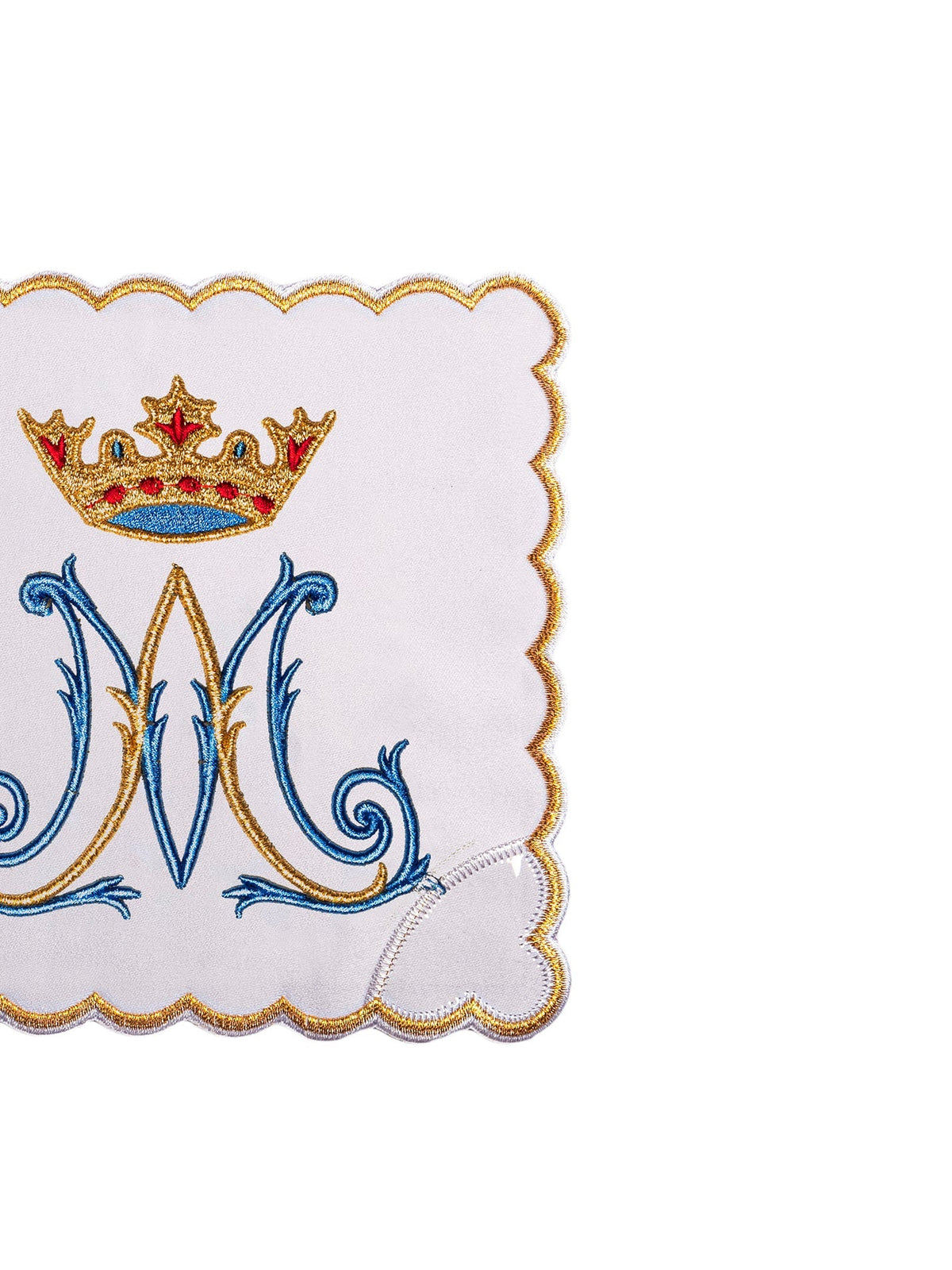 Bielizna kielichowa haftowana z Motywem Maryjnym