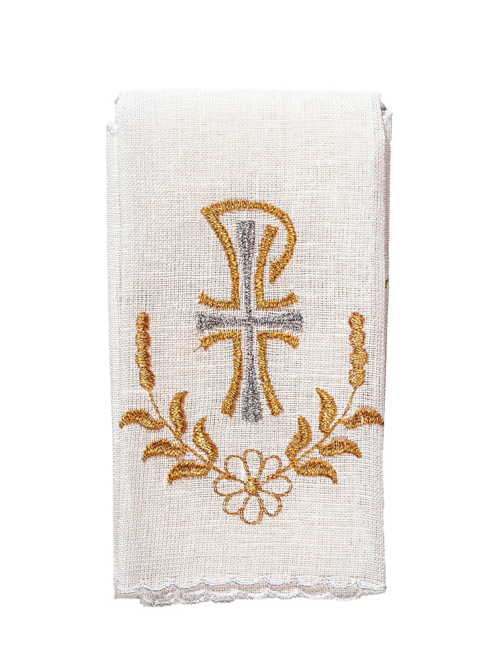 Bielizna kielichowa z złotym motywem PAX