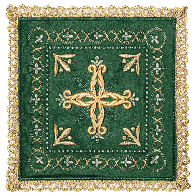 Chalice linen made of velvet with gold embroidery - HAFTINA ATELIER