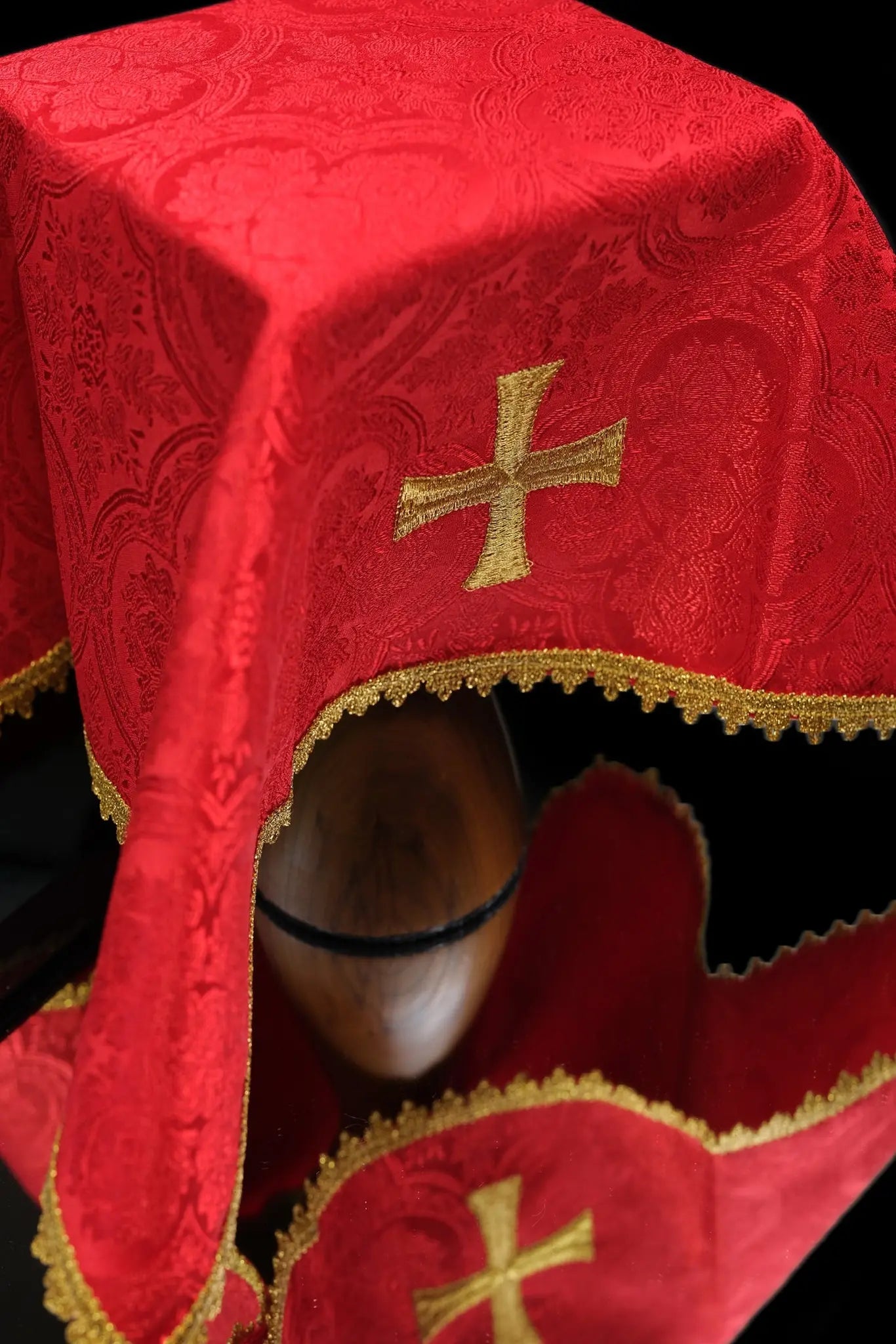 Ensemble de voiles de calice en quatre couleurs liturgiques