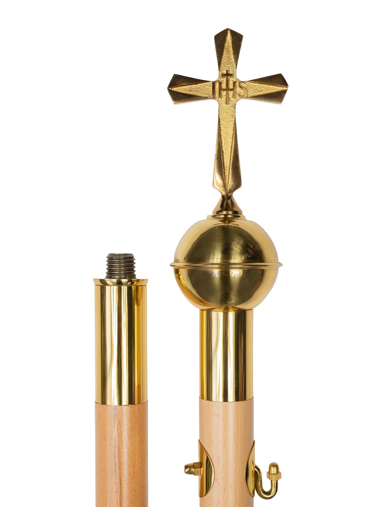 Drzewce do baldachimu skręcane