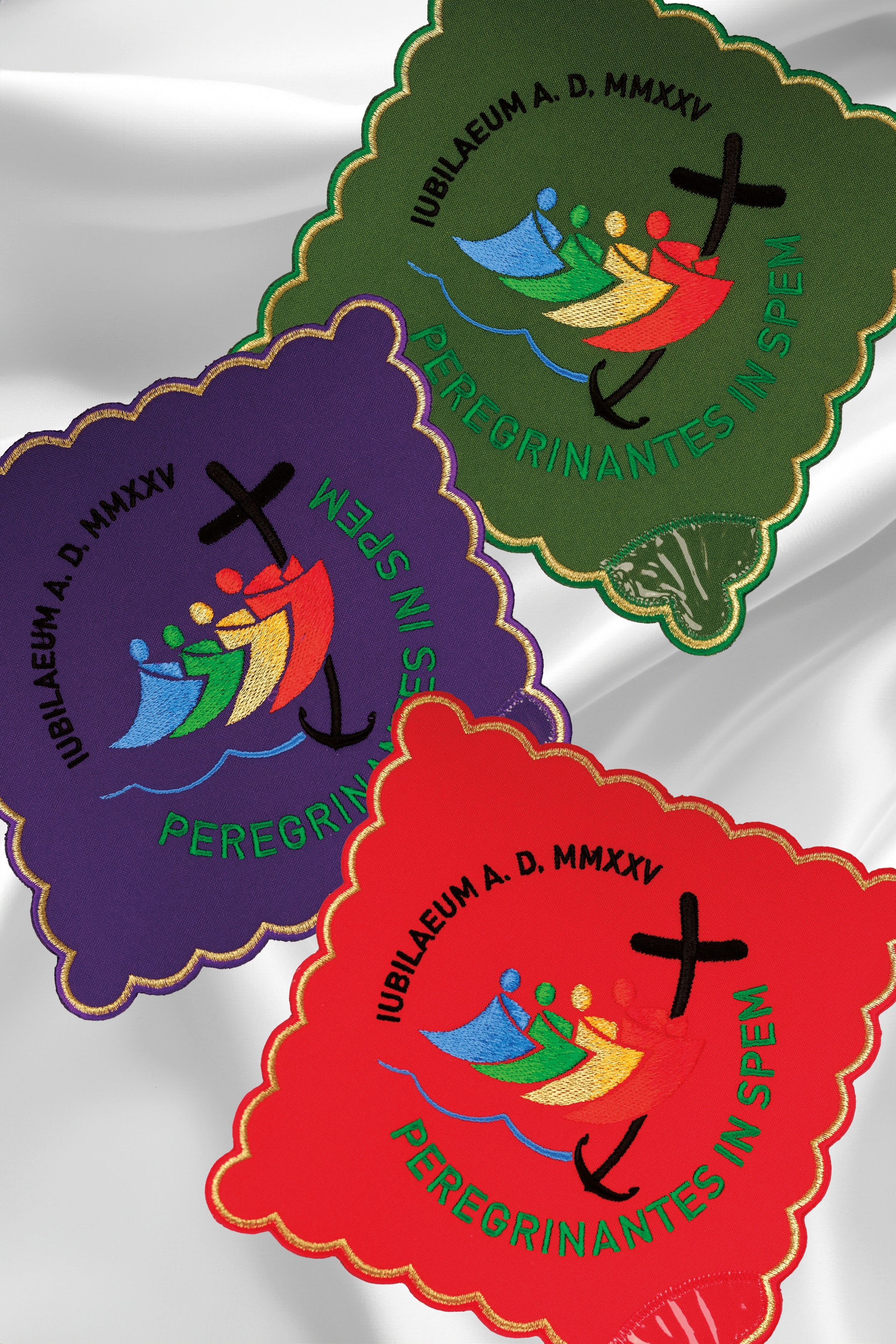 Palka brodée Jubilé Rome 2025