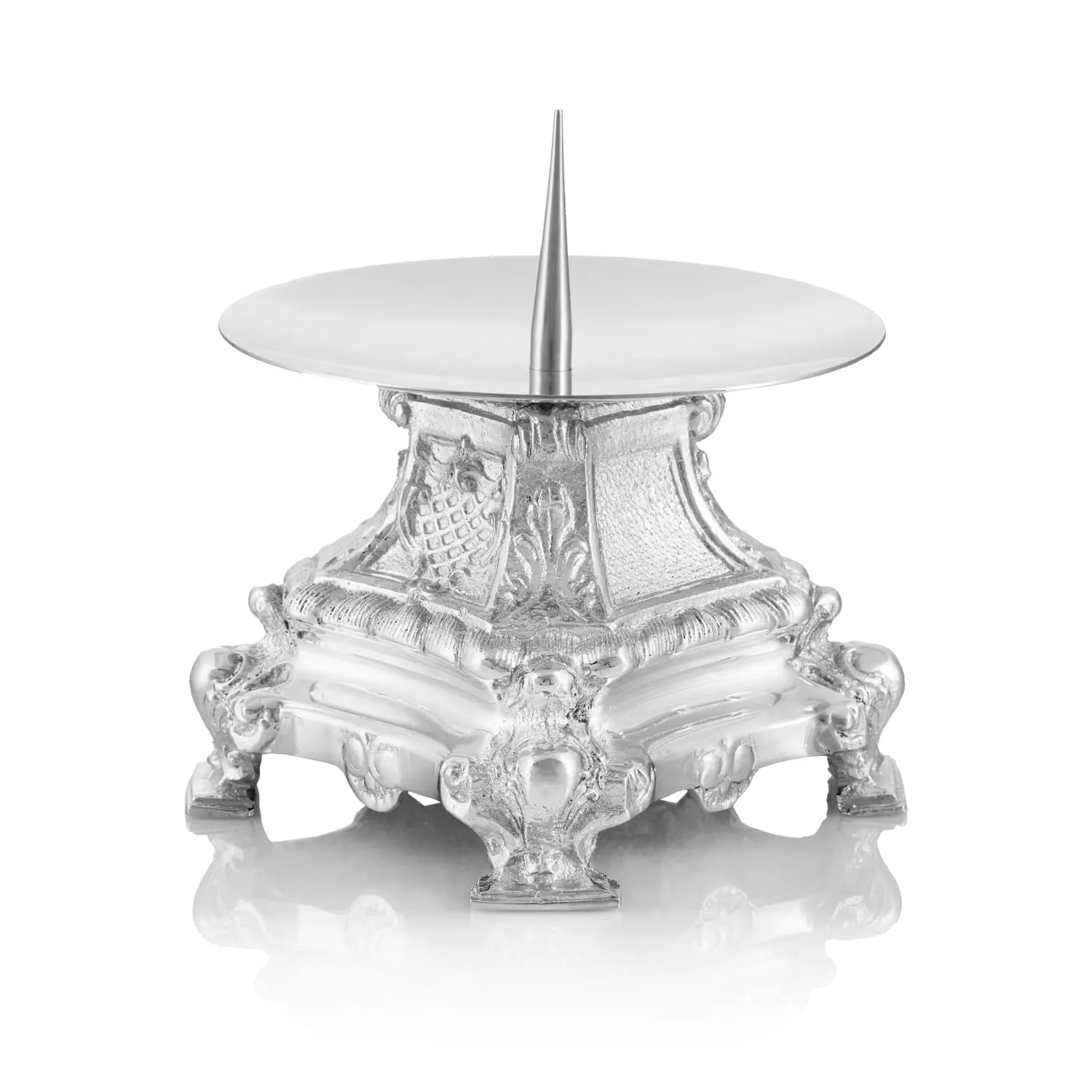 Chandelier d'autel en laiton nickelé – 10 cm