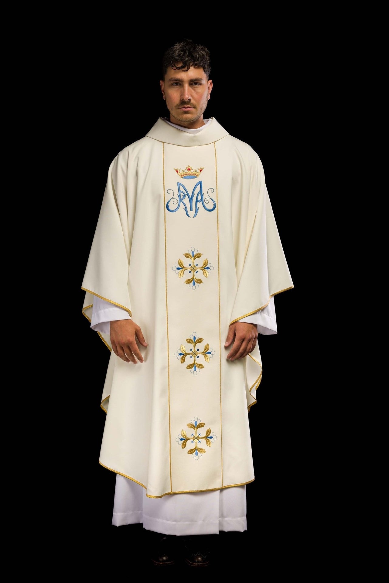 Maryjny ornat liturgiczny z pasem