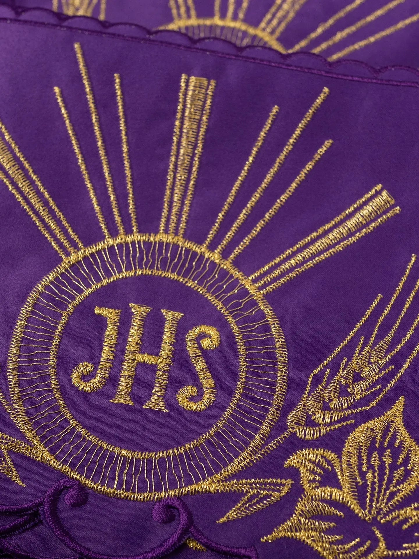 Mètre avec broderie avant IHS Violet