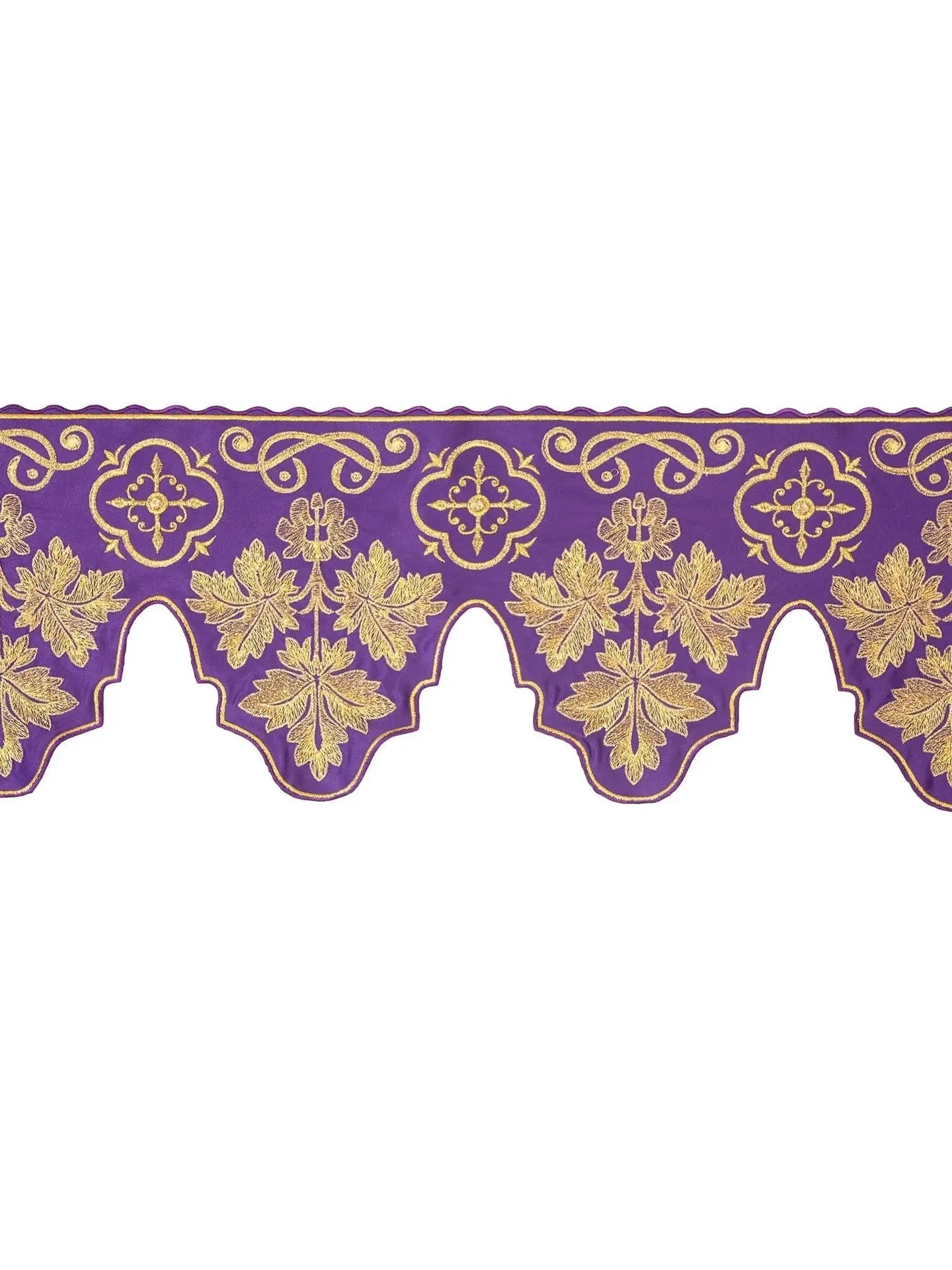 Mètre avec broderie avant Croix Violet