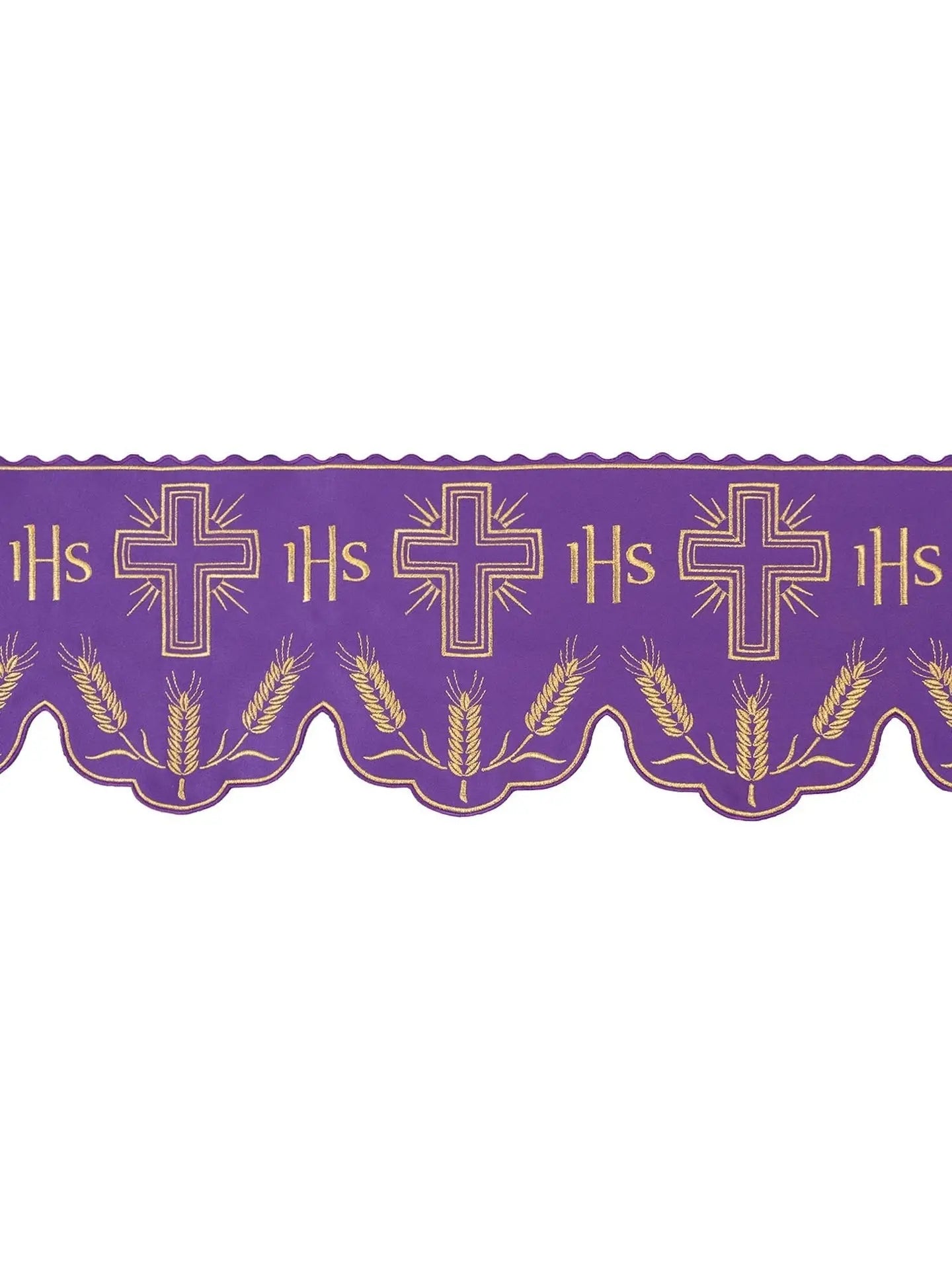 Mètre avec monogramme IHS dans un motif de croix rouge