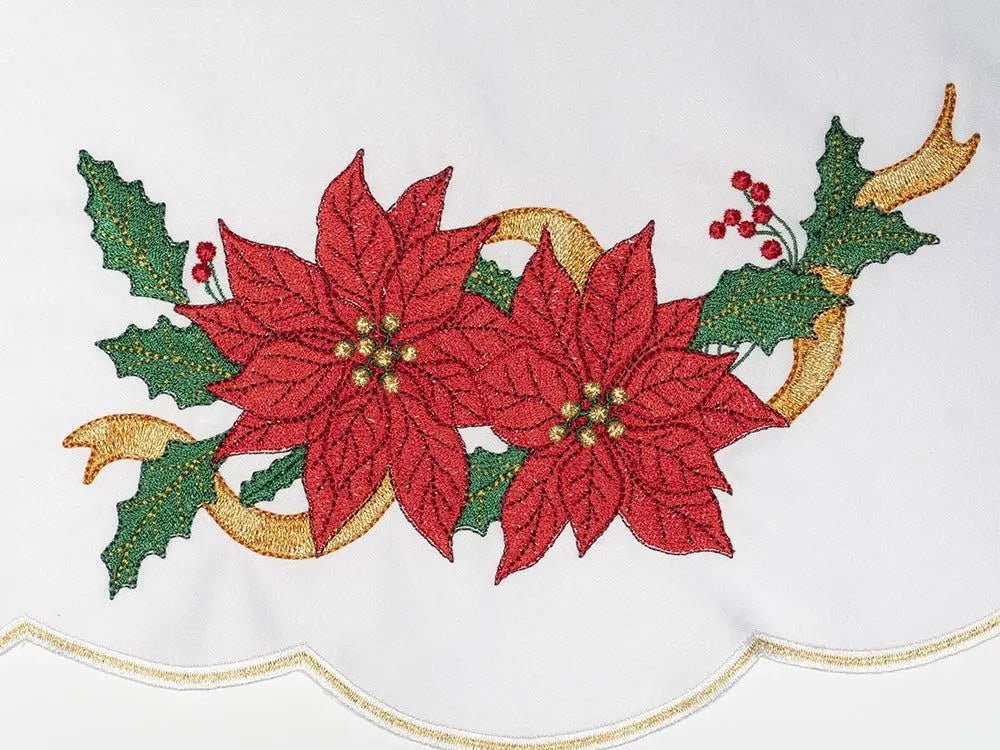 Nappe d'autel avec broderie de l'Étoile de Bethléem pour Noël