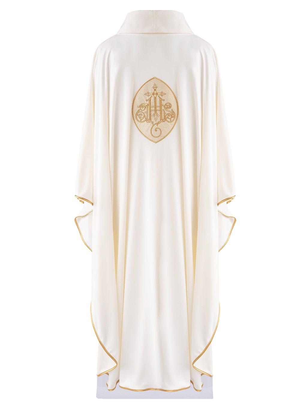 Ornat haftowany z IHS lekka dzianina SACROLITE