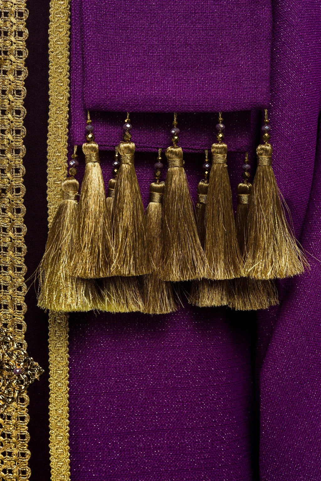 Ręcznie wykonany ornat z naturalnymi kamieniami Handmade 7001