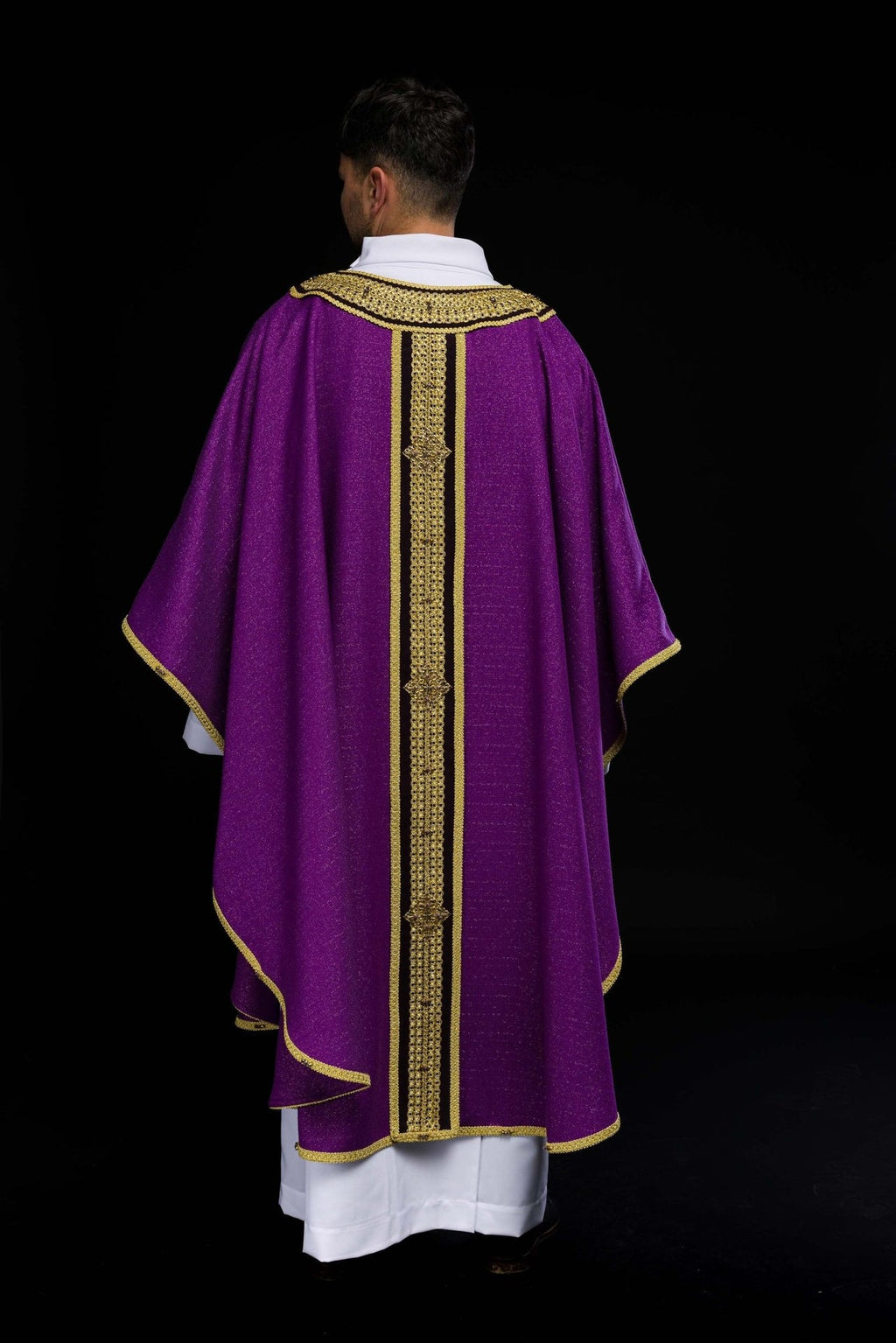 Ręcznie wykonany ornat z naturalnymi kamieniami Handmade 7001