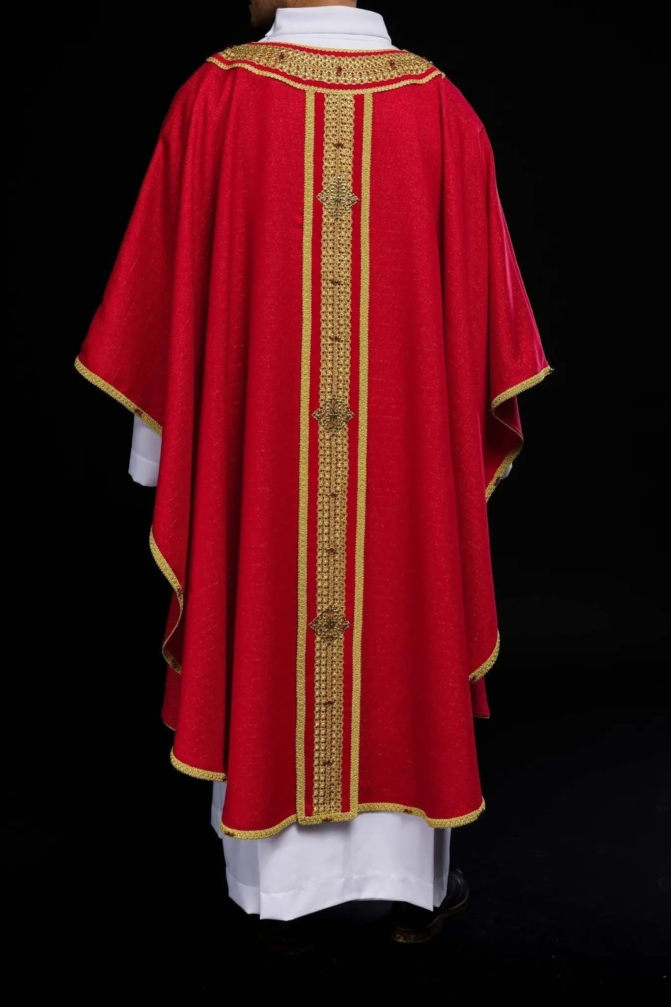 Chasuble faite main avec pierres naturelles – Collection Handmade 7001