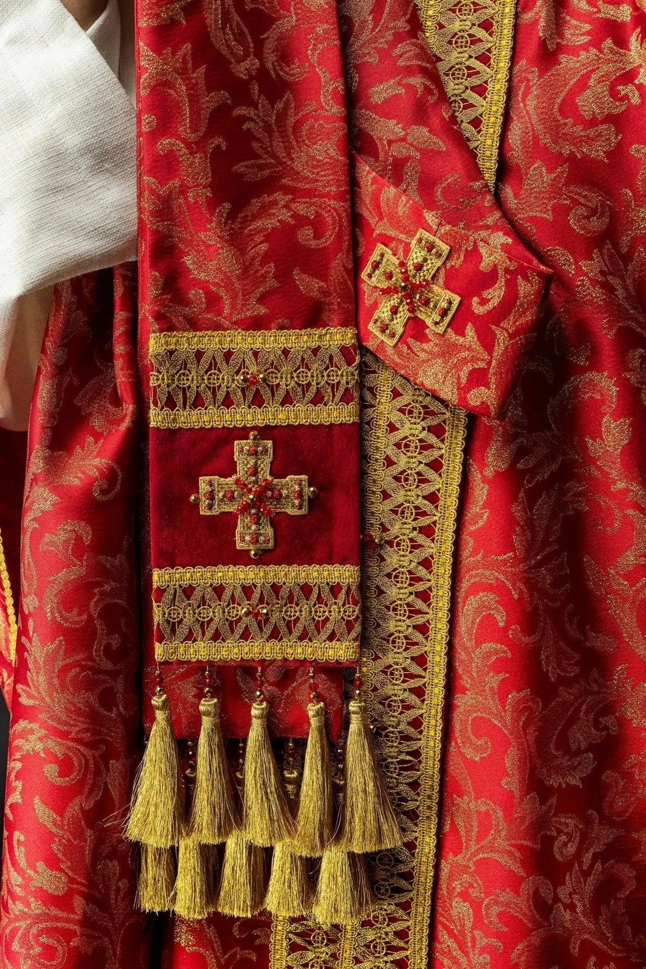 Chasuble faite main avec pierres naturelles – Collection Handmade 7009