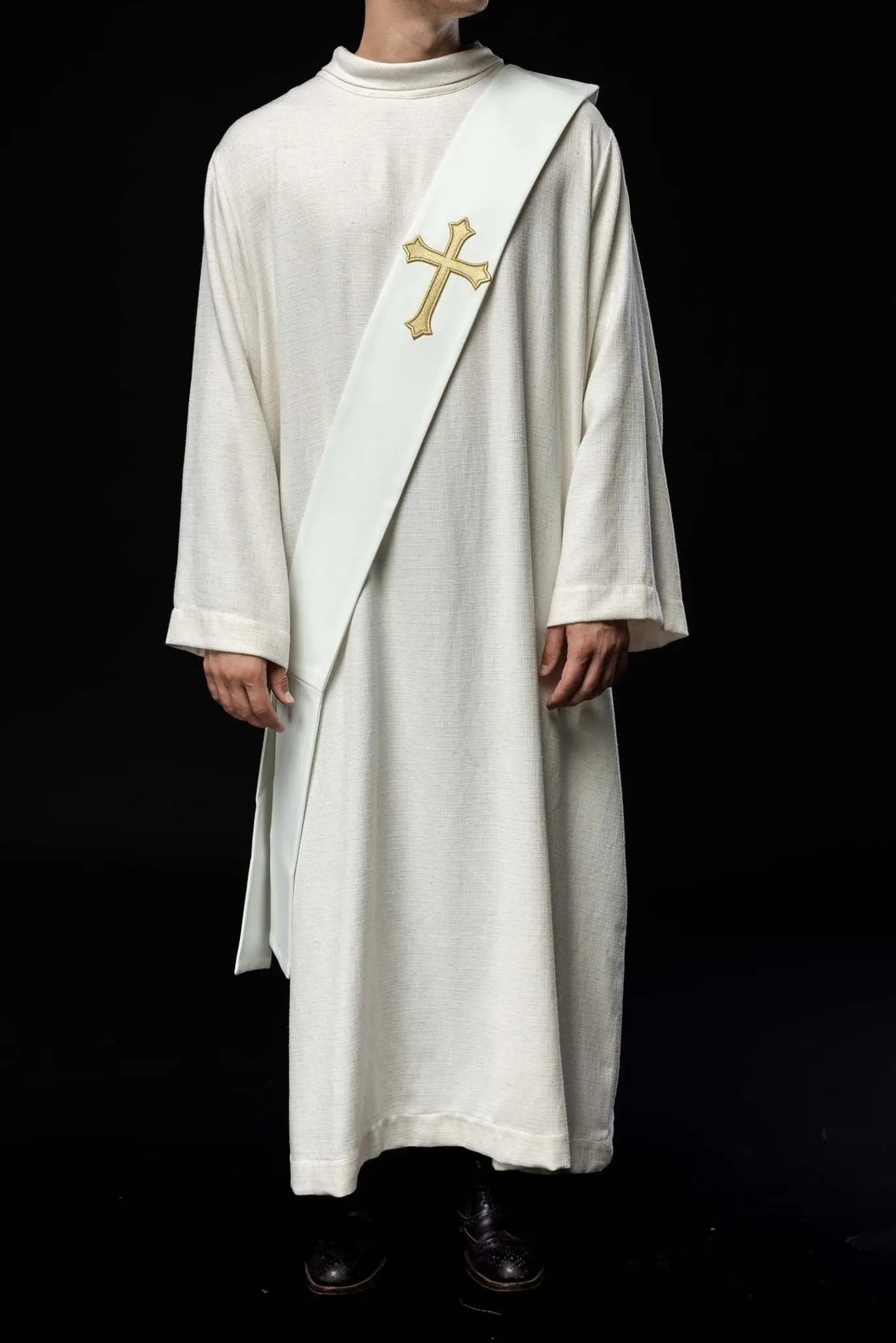 Étole diaconale Croix