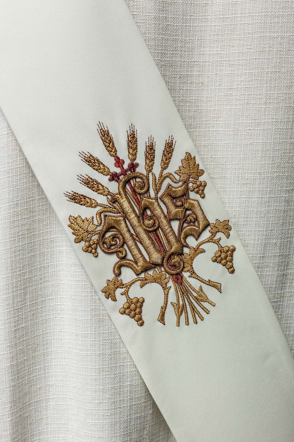 Stuła Diakońska z motywem winogron i krzyża