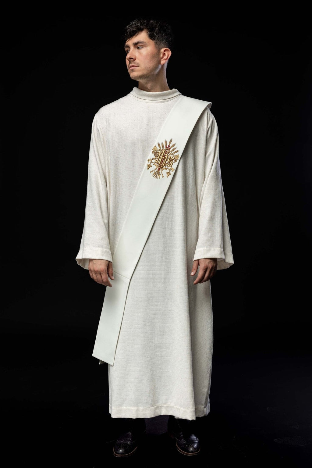 Stuła Diakońska z motywem winogron i krzyża