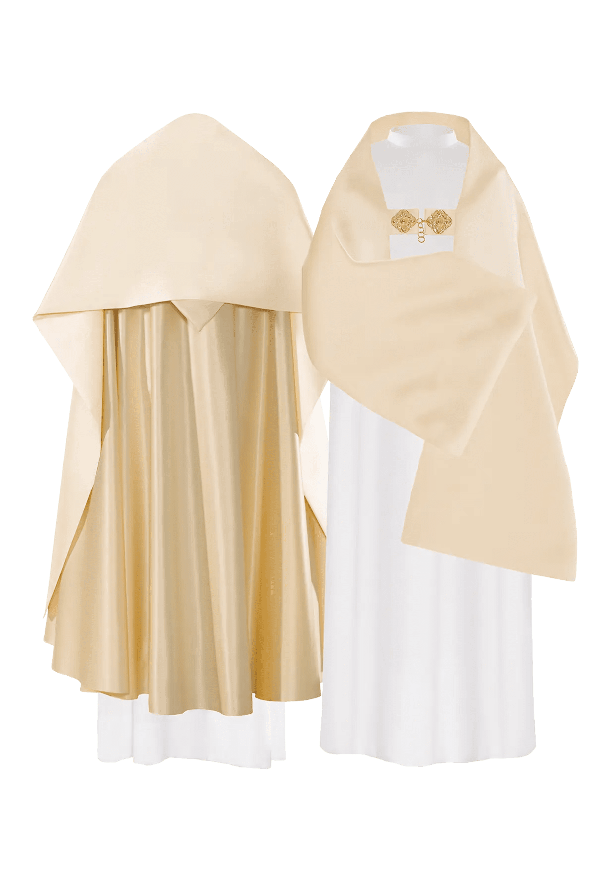 Voile lisse écru