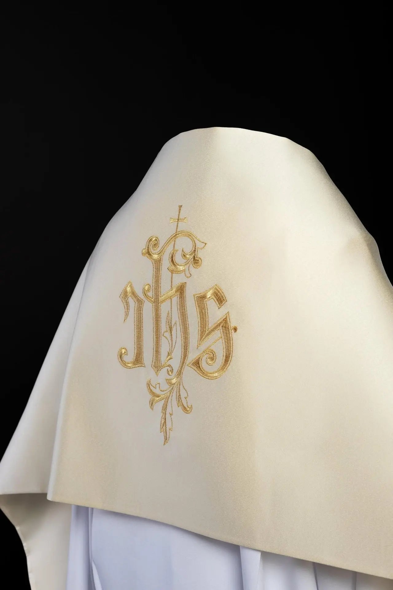 Voile liturgique brodé IHS