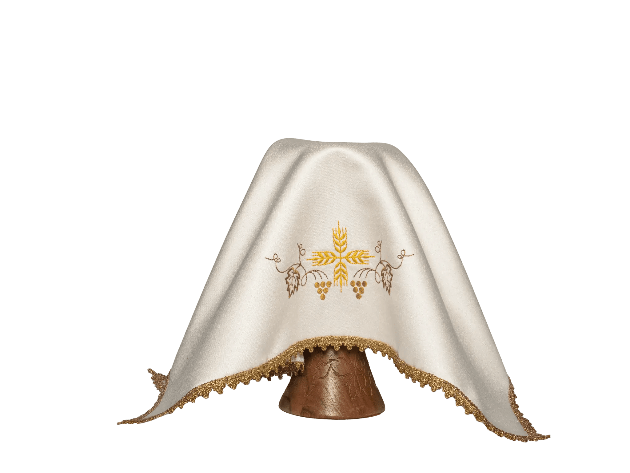 Voile de calice avec bordure dorée